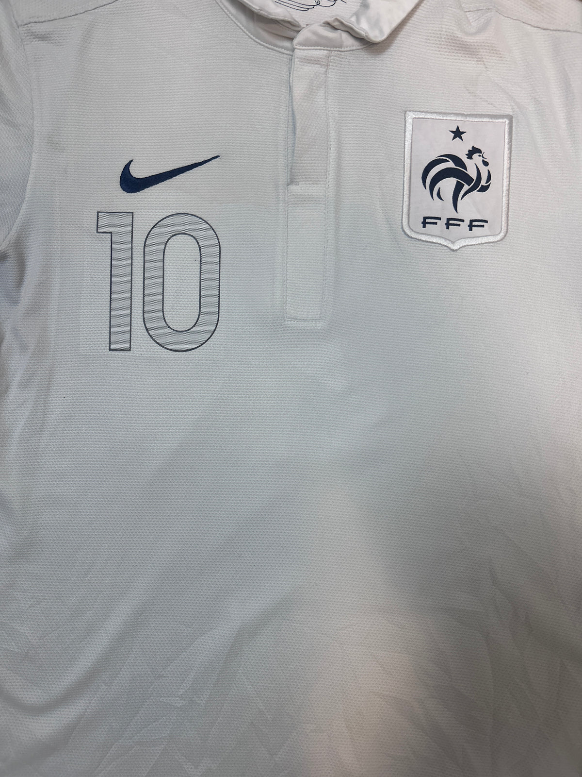 Authentic Benzema #10 France 2012-13 Away Football