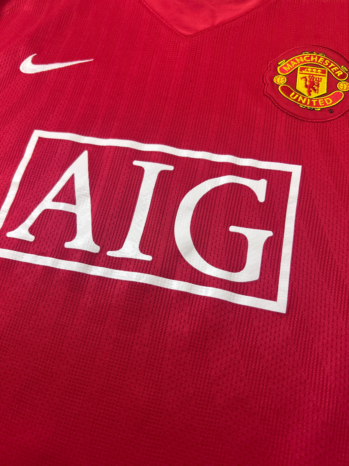 Authentic Ronaldo #7 Manchester United 2007-09 Home Football