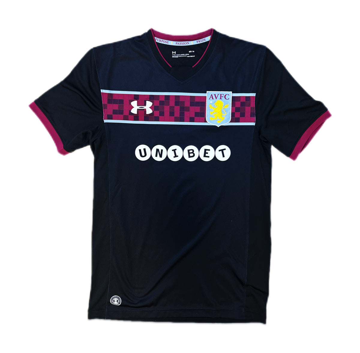 Authentic Snodgrass #7 Aston Villa 2017-18 Away Football