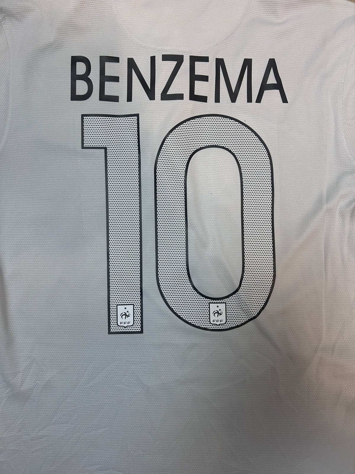 Authentic Benzema #10 France 2012-13 Away Football