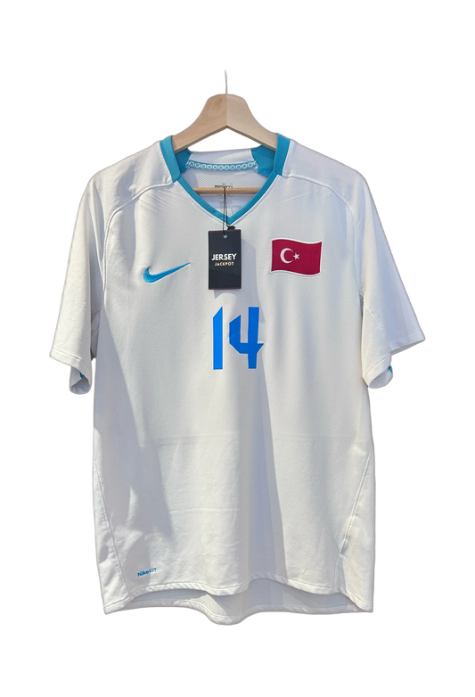 Authentic Arda #14 Turkey 2008/09 Away Football