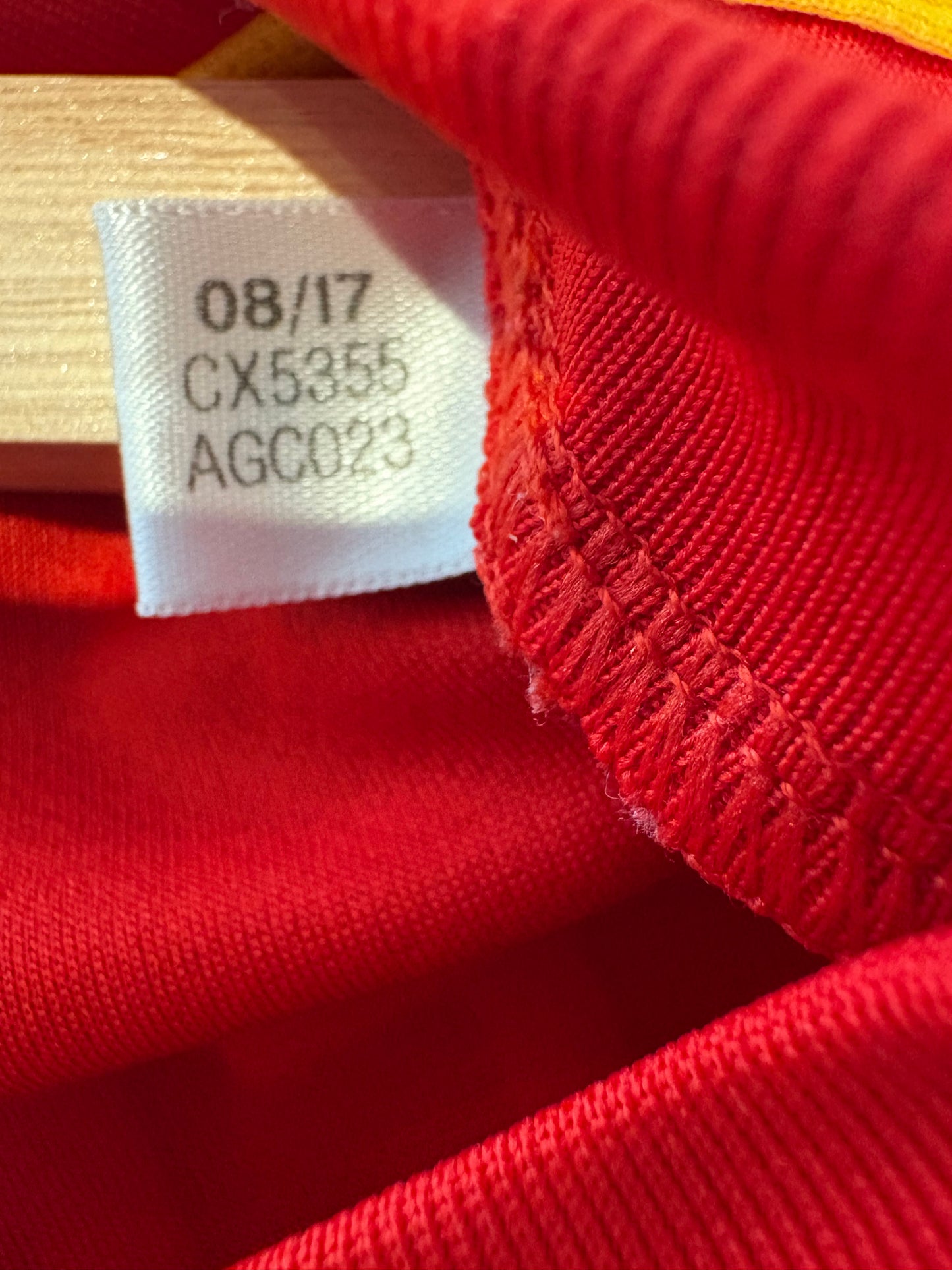 Authentic #5 Seagio Spain 2018/19 Home Football Shirt