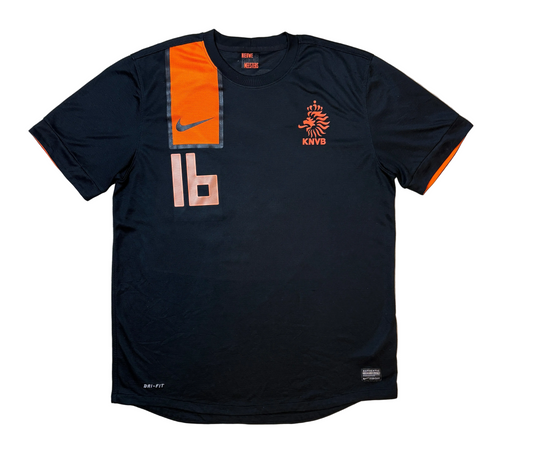 Authentic V.Persie #16 Netherlands 2012-13 Away Football
