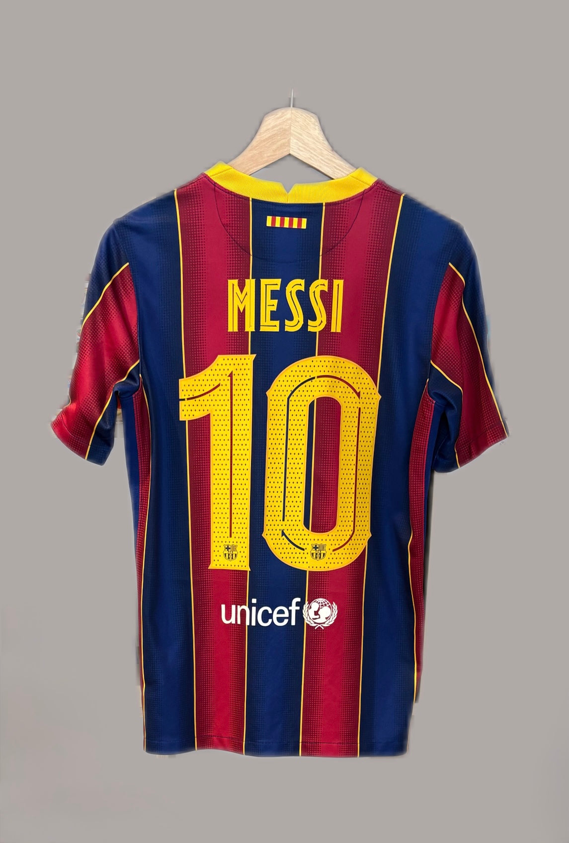 Vintage #10 Messi Barcelona 2020/21 Home Football jersey
