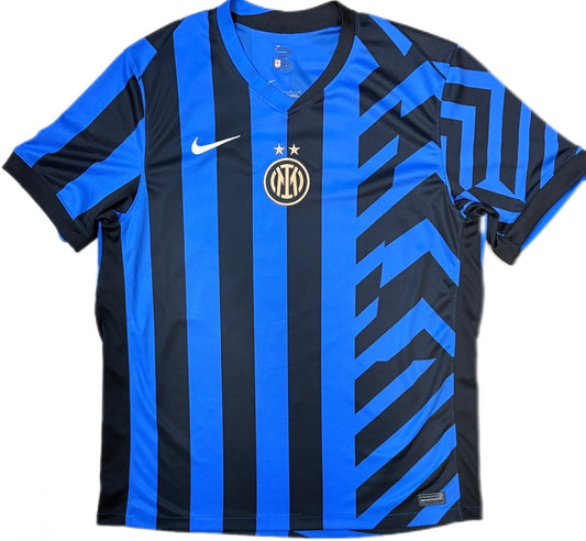 Authentic Lautaro #10 Inter Milan 2024-25 Home Football