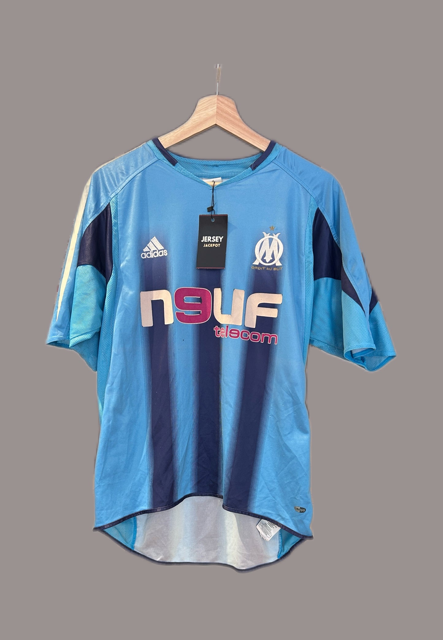 Authentic Nasri #22 Nasri Olympique Marseille 2004/05 Away Football T-Shirt