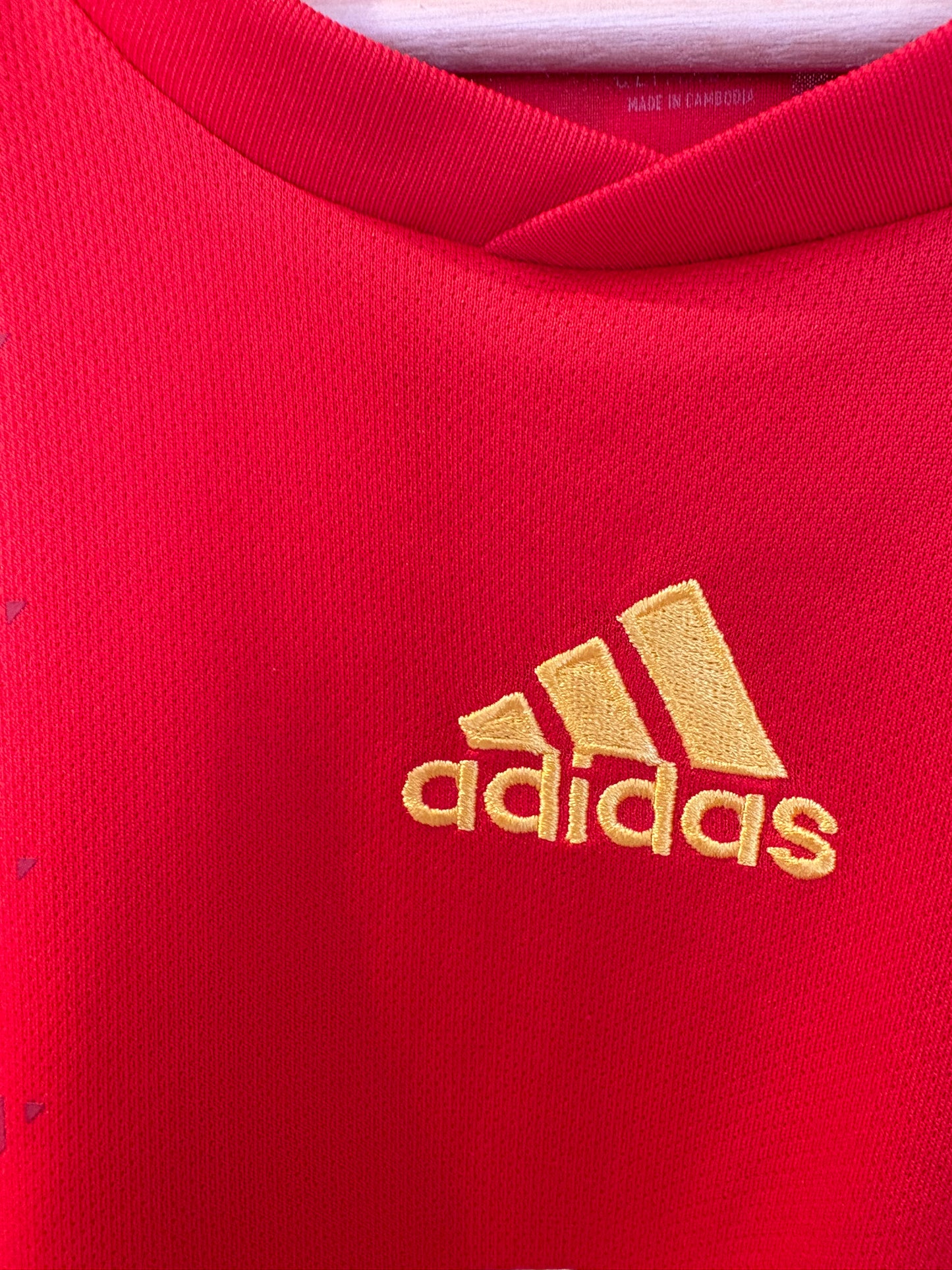 Authentic A.Iniesta #6 Spain 2018/19 Home Football Shirt