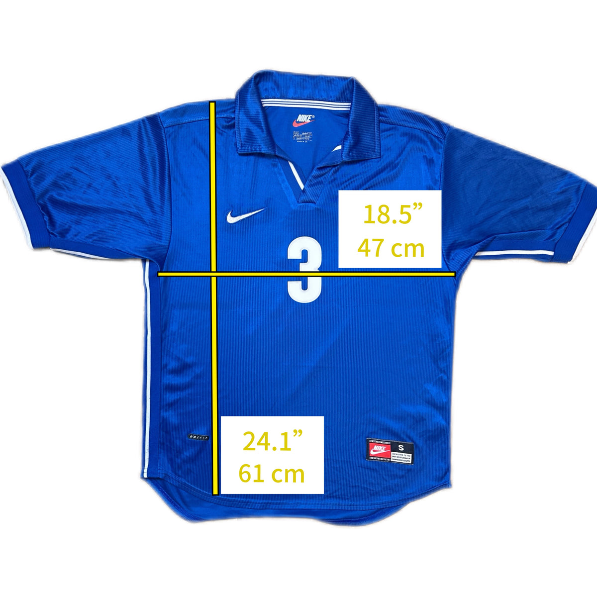 Authentic Maldini #3 Italy 1997-98 Home