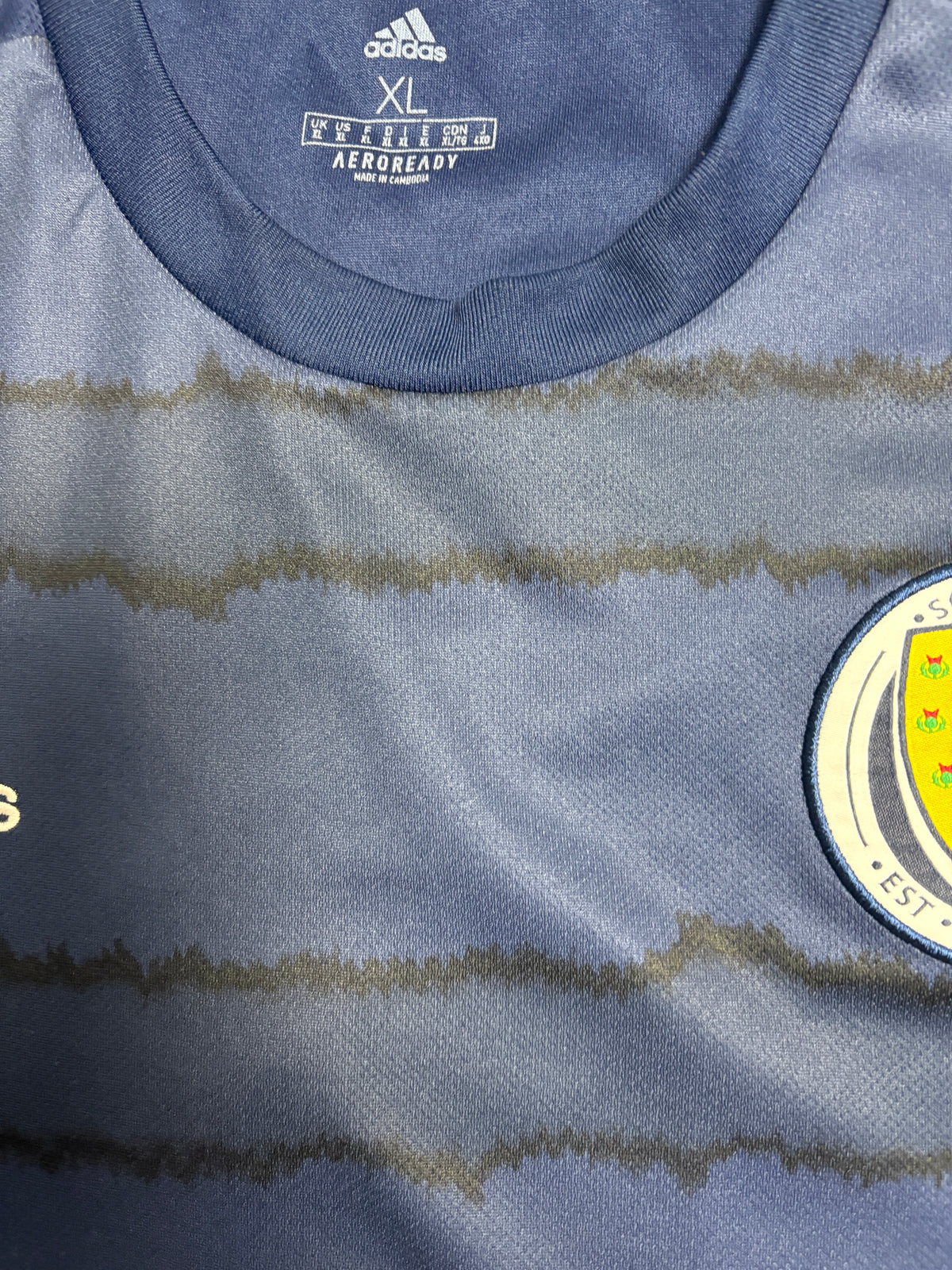 Authentic Robertson #3 Scotland 2020-2022 Home Football