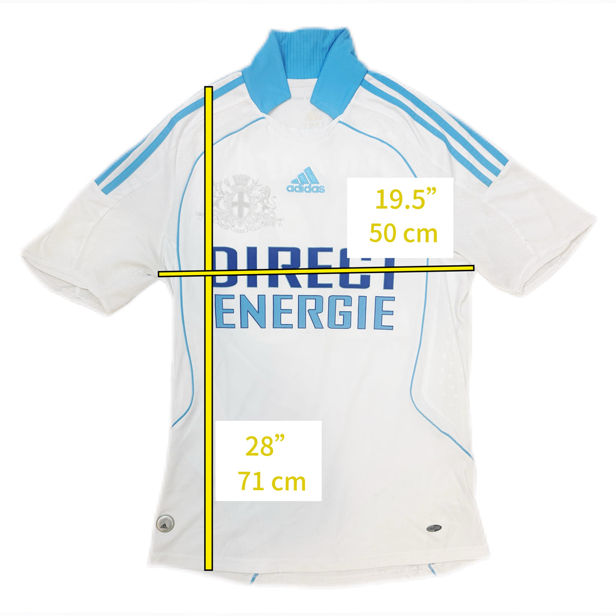Authentic Ben Arfa #20 Marseille 2008-09 Home Football