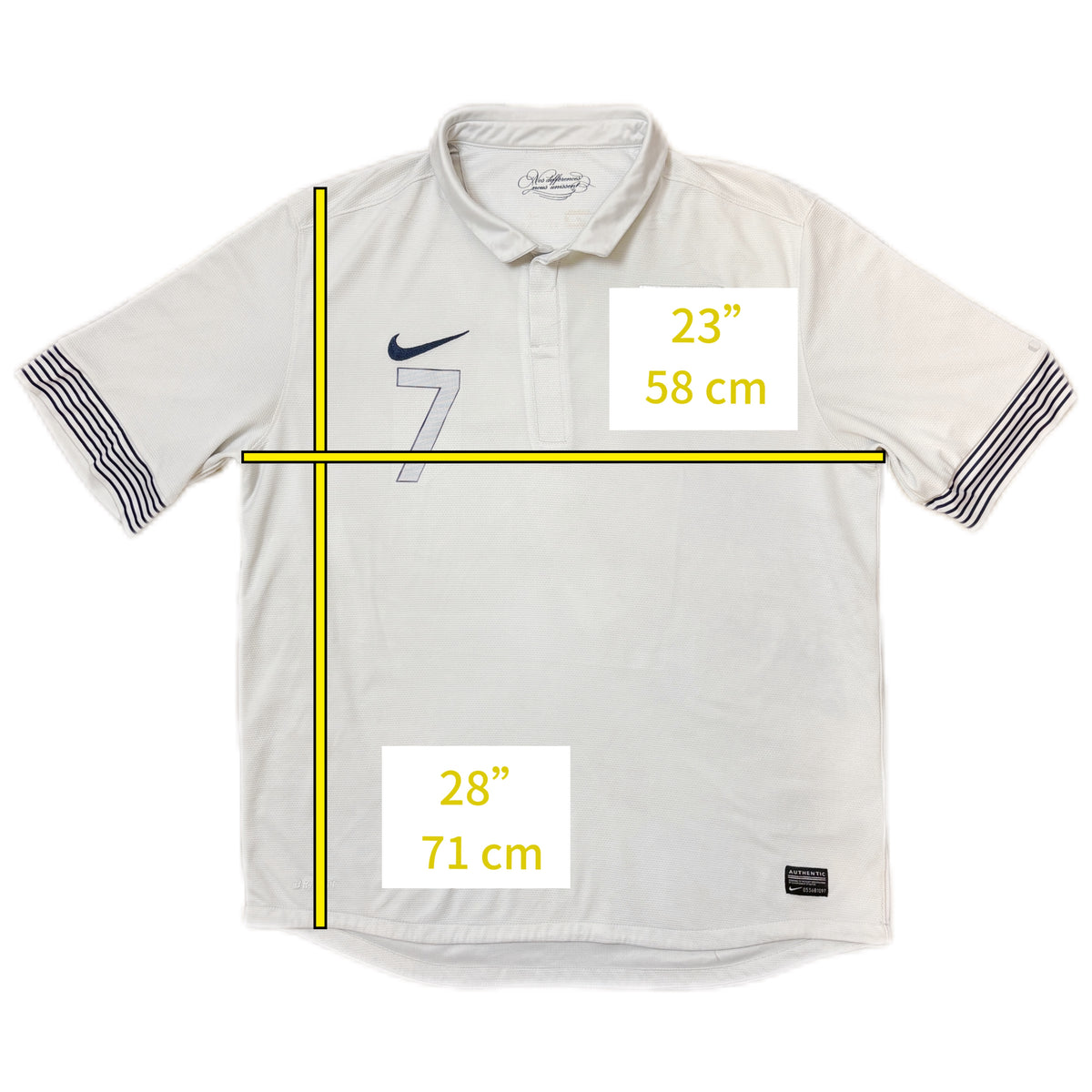 Authentic Ribery #7 France 2012-13 Away Football