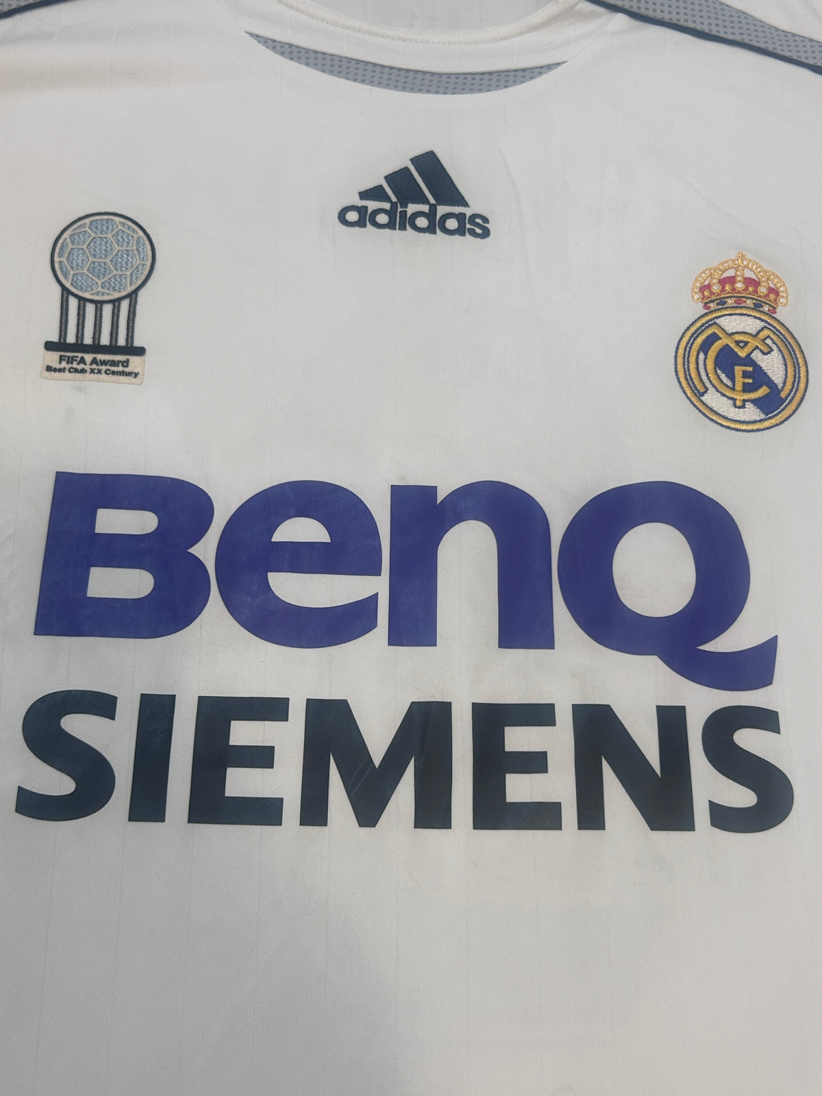 Authentic Ronaldo #9 Real Madrid 2006-07 Home Football