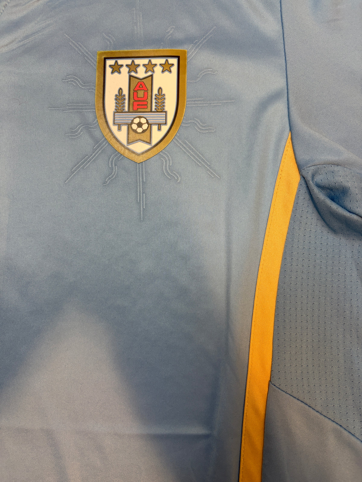 Authentic Suarez #9 2014-15 Home Uruguay Football