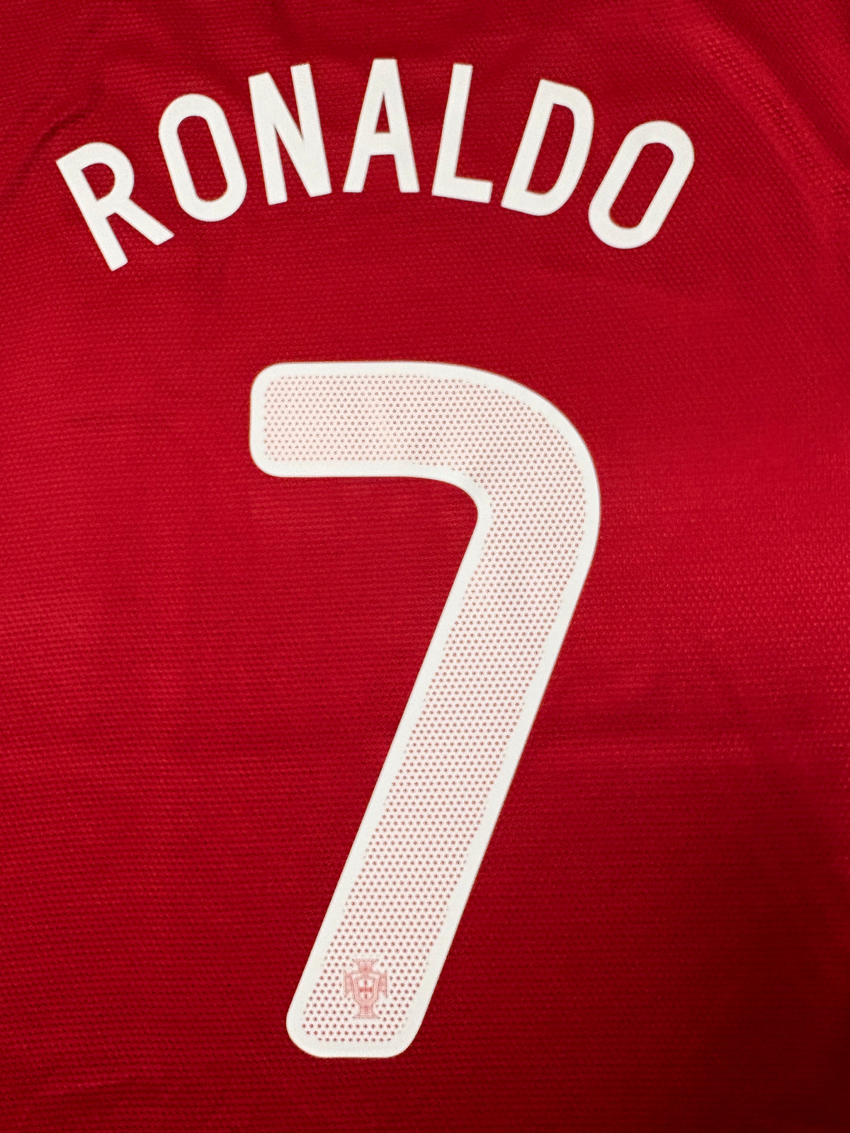 Authentic #7 Ronaldo 2012-13 Portugal Home Football