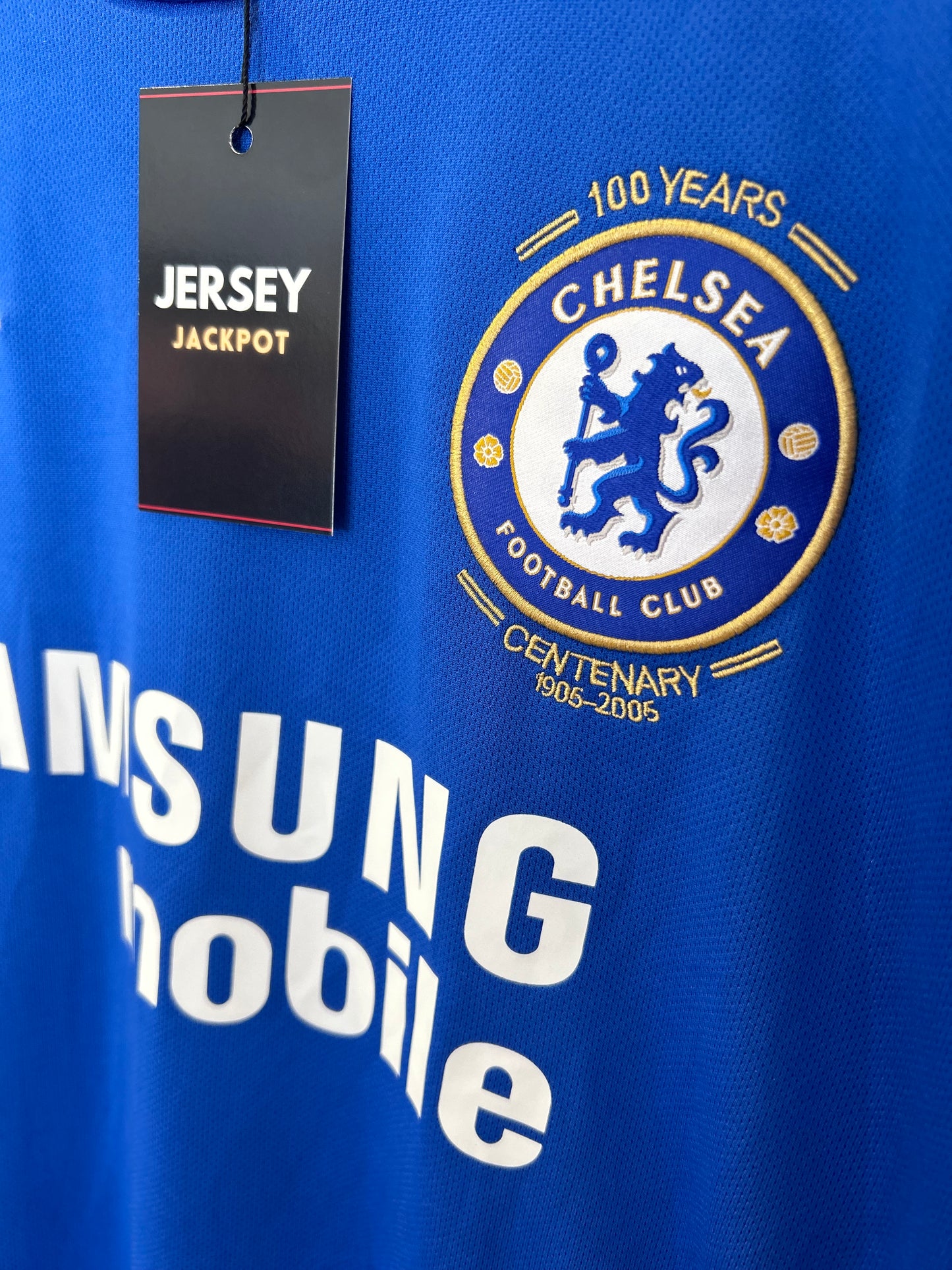 Vintage Drogba #15 Chelsea 2005/06 Home Football T-Shirt