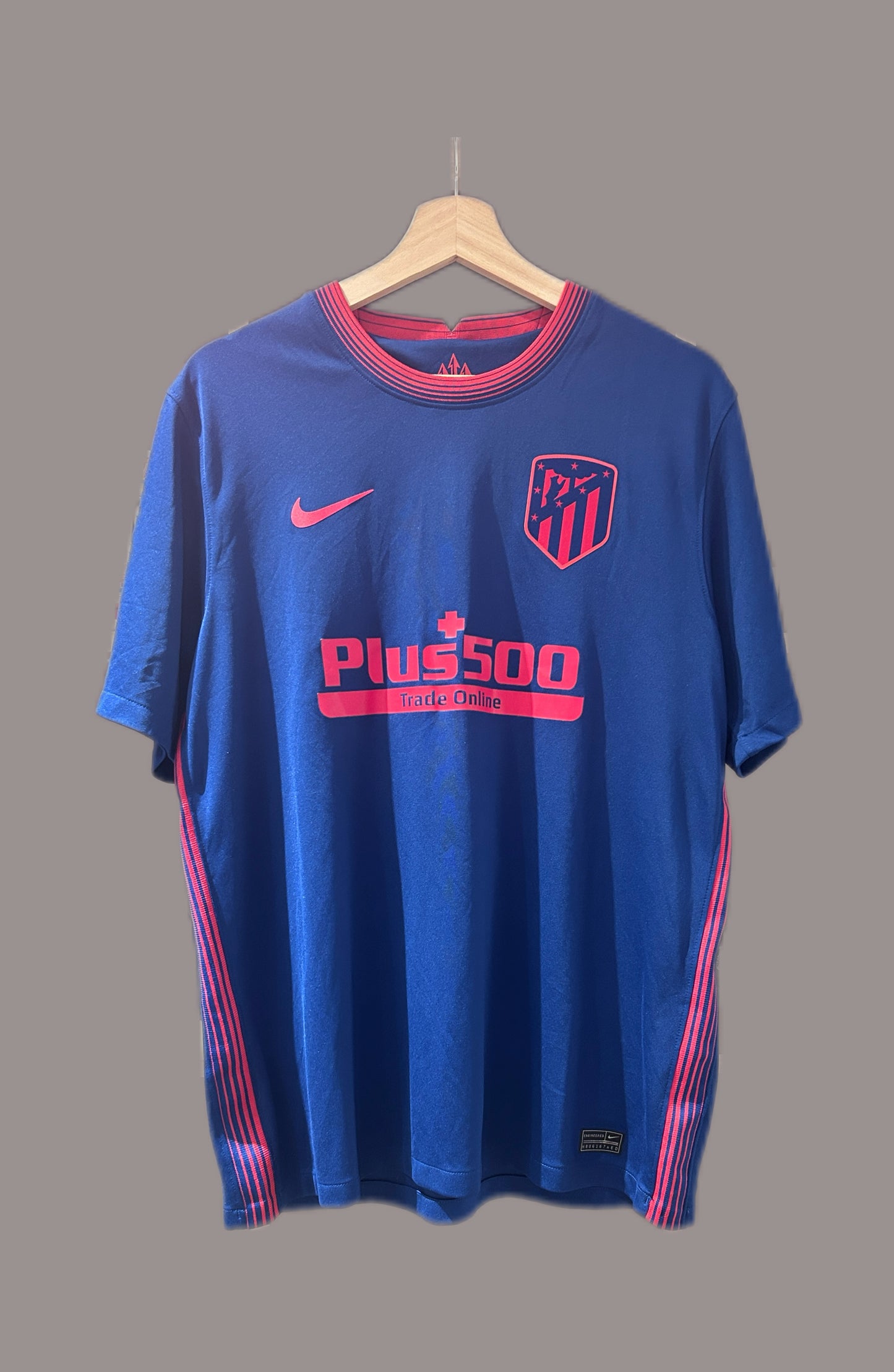 Authentic Suárez #9 Atletico Madrid 2020-21 Away
