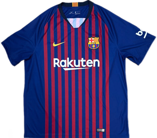 Authentic Messi #10 Barcelona 2018–2019 Home Football