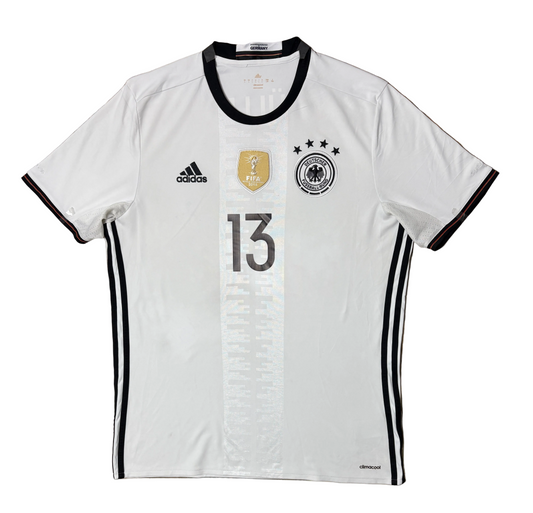 Authentic #13 Müller Germany 2016-17 Home Football