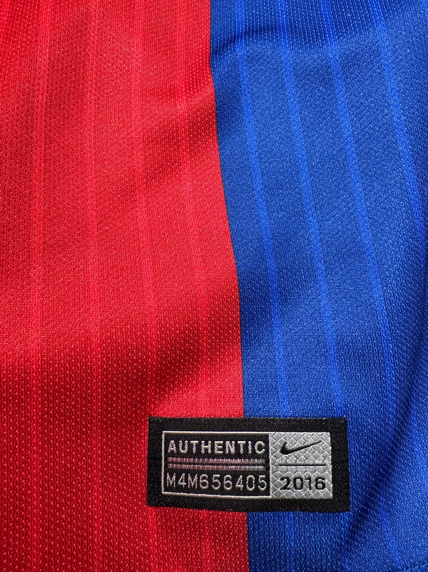 Vintage #11 Neymar JR Nike FC Barcelona 2016-17 home football jersey