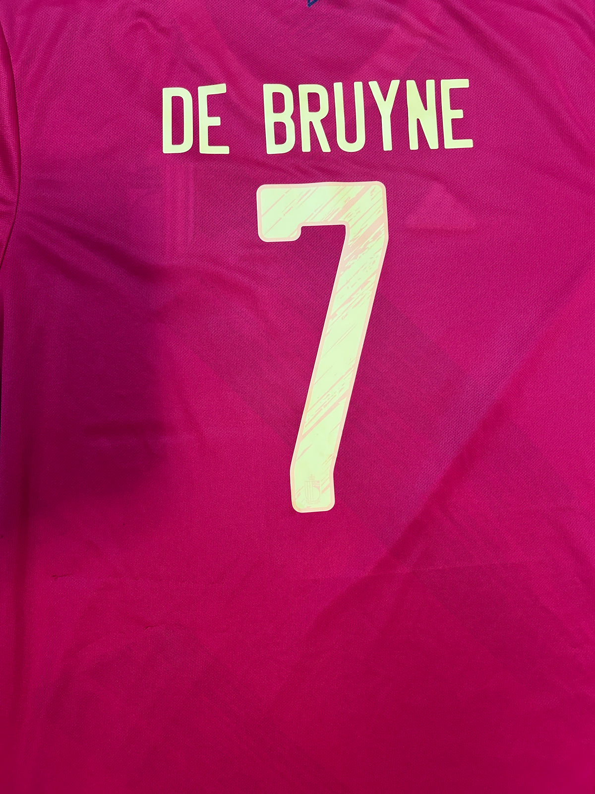 Authentic De Bruyne #7 Belgium 2019-20 Home