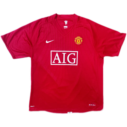 Authentic Ronaldo #7 Manchester United 2007-09 Home Football