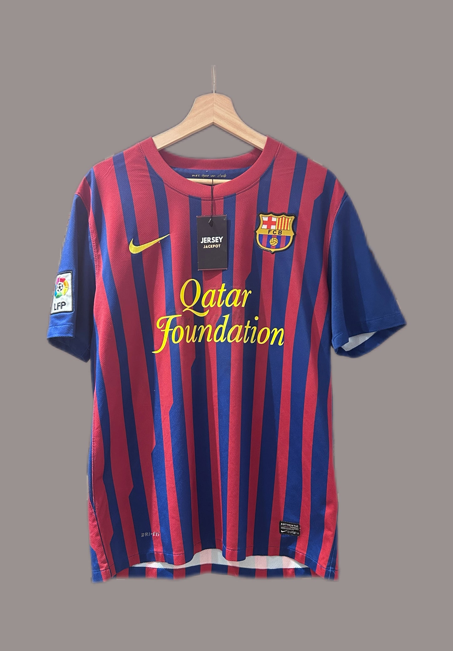 Authentic Messi #10 Barcelona 2011-12 Home