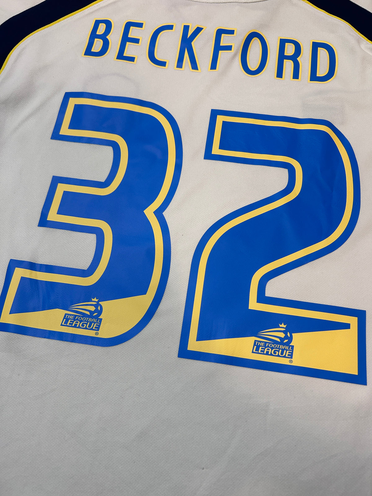 Authentic Beckford #32 Leeds United 2006-07 Home Football