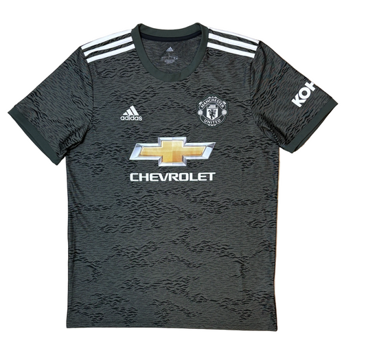Authentic Pogba #6 Manchester United 2020-21 Away Football