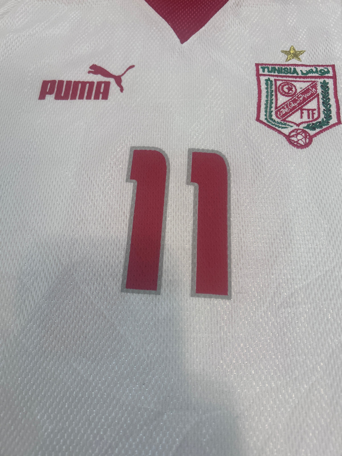 Authentic Dos Santos #11 Tunisia 2004-05 Hone Football