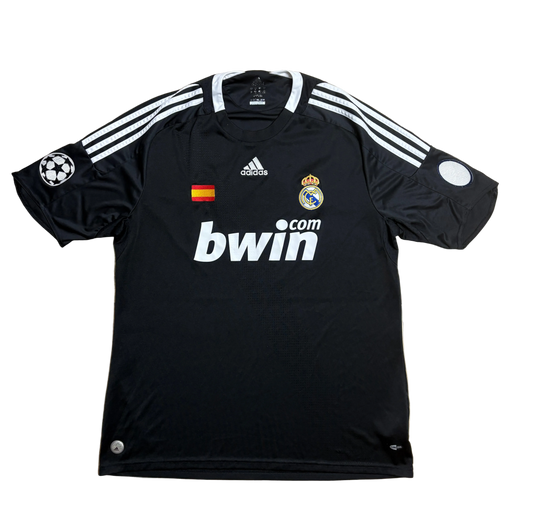 Authentic #7 Raul Real Madrid 2008/09 away Football