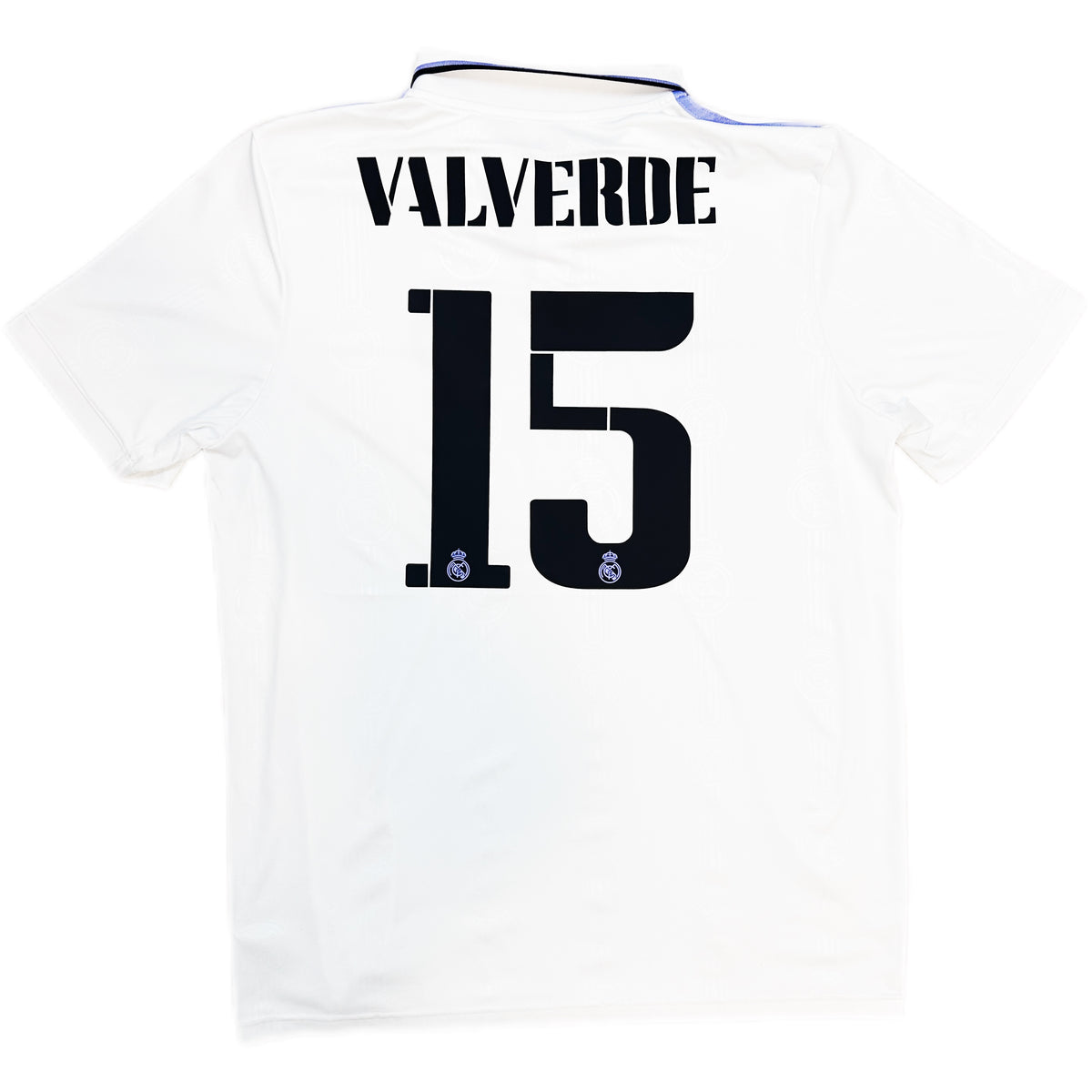 Authentic Valverde #15 Real Madrid 2022-23 Home Football