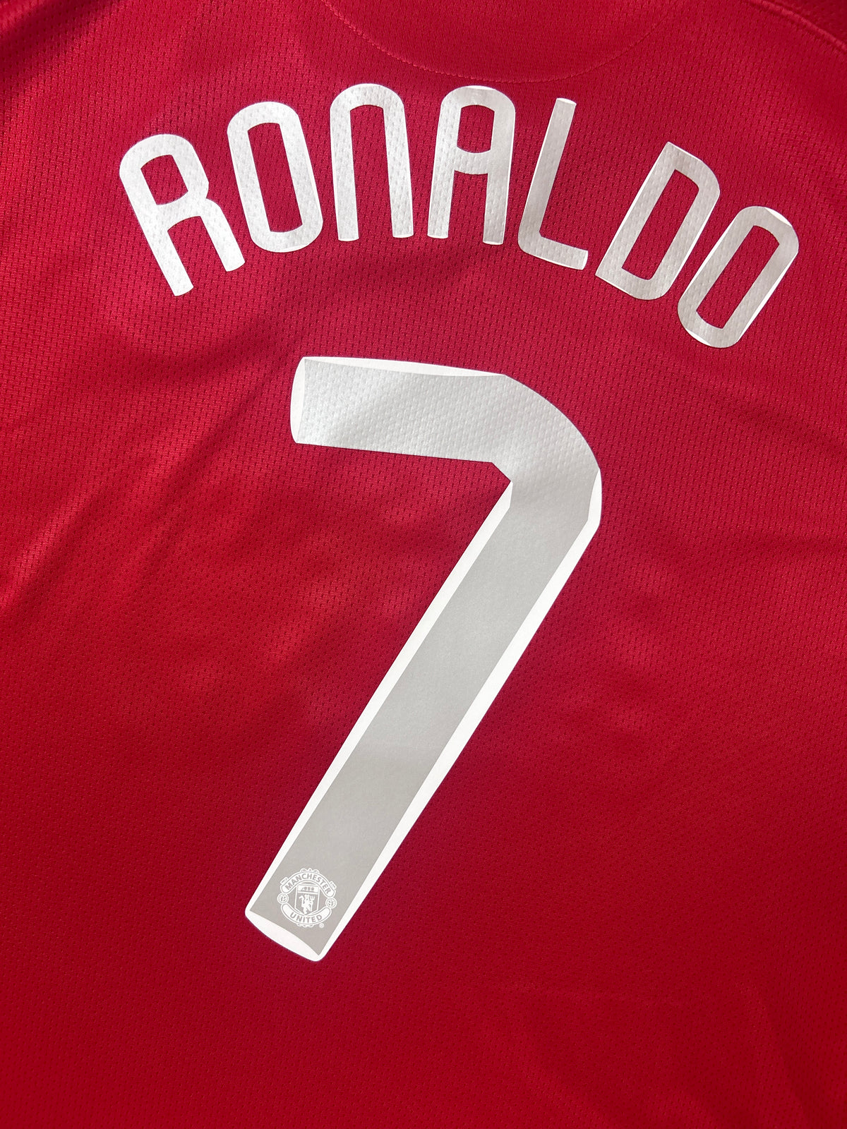Authentic Ronaldo #7 Manchester United 2007-09 Home Football