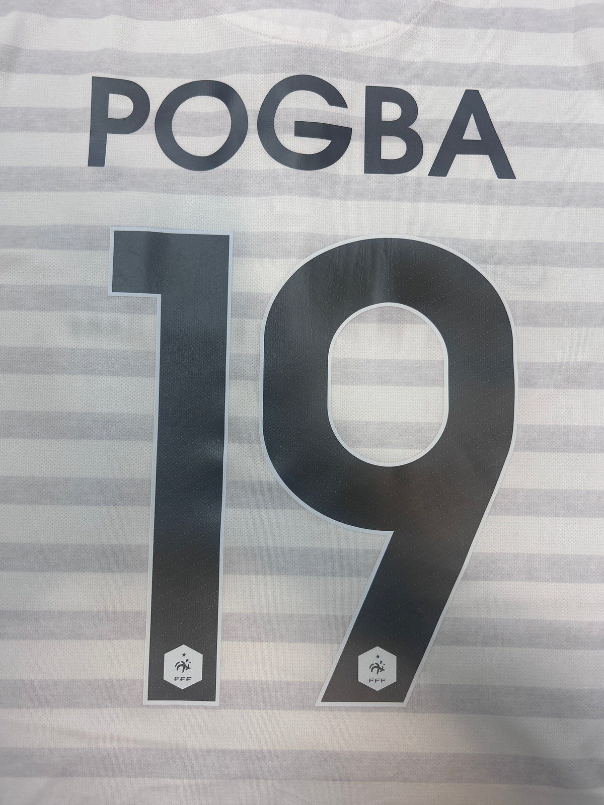 Authentic Pogba #19 France 2014-15 Away Football