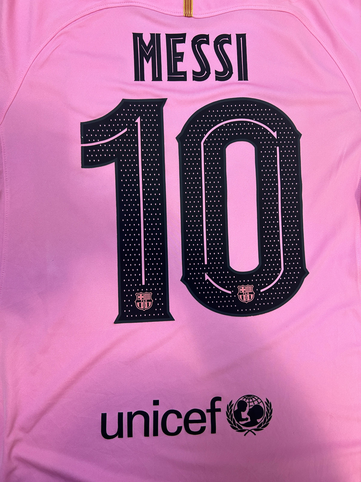 Authentic Messi #10 FC Barcelona 2020-21 Third Football