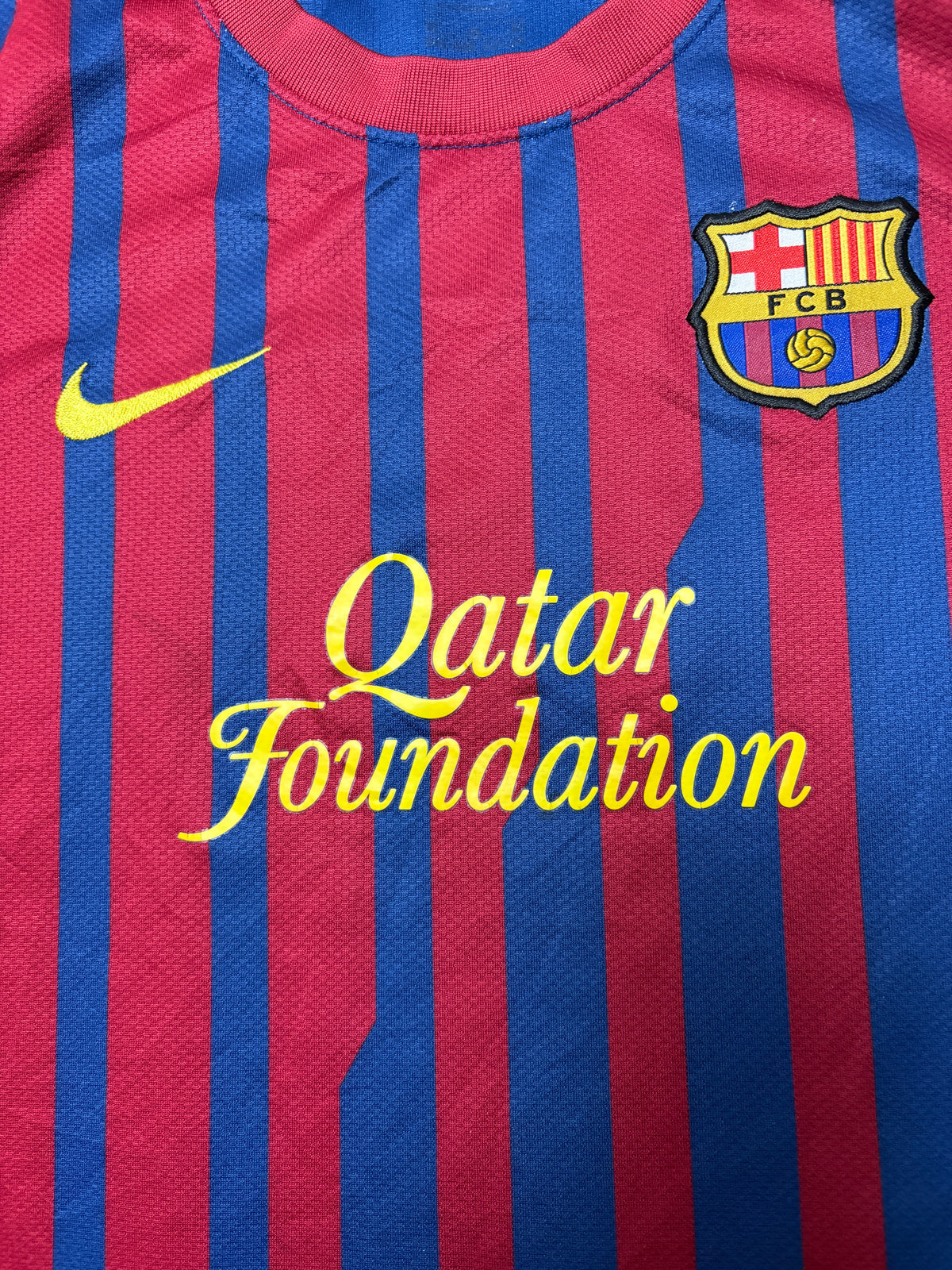 Authentic #10 Messi Barcelona 2011-12 Home Football