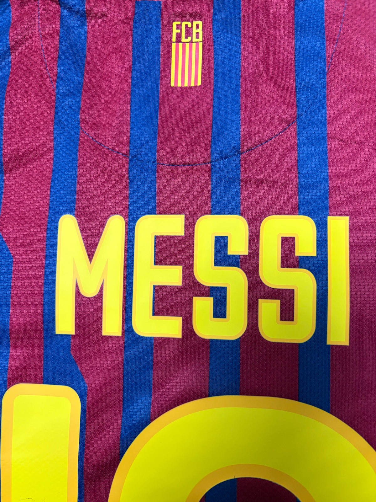 Authentic #10 Messi Barcelona 2011-12 Home Football