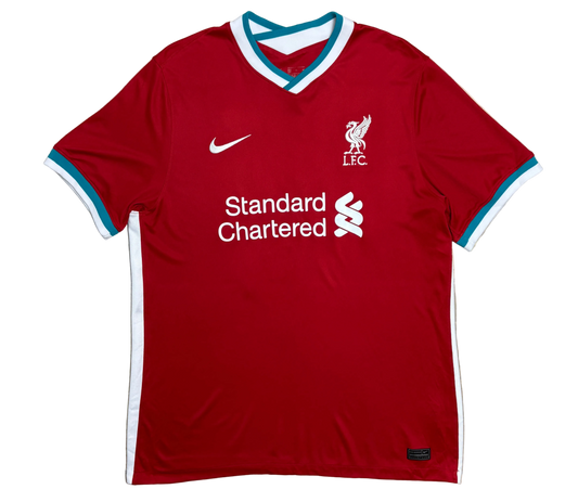 Authentic M. Salah #11 Liverpool 2020-21 Home