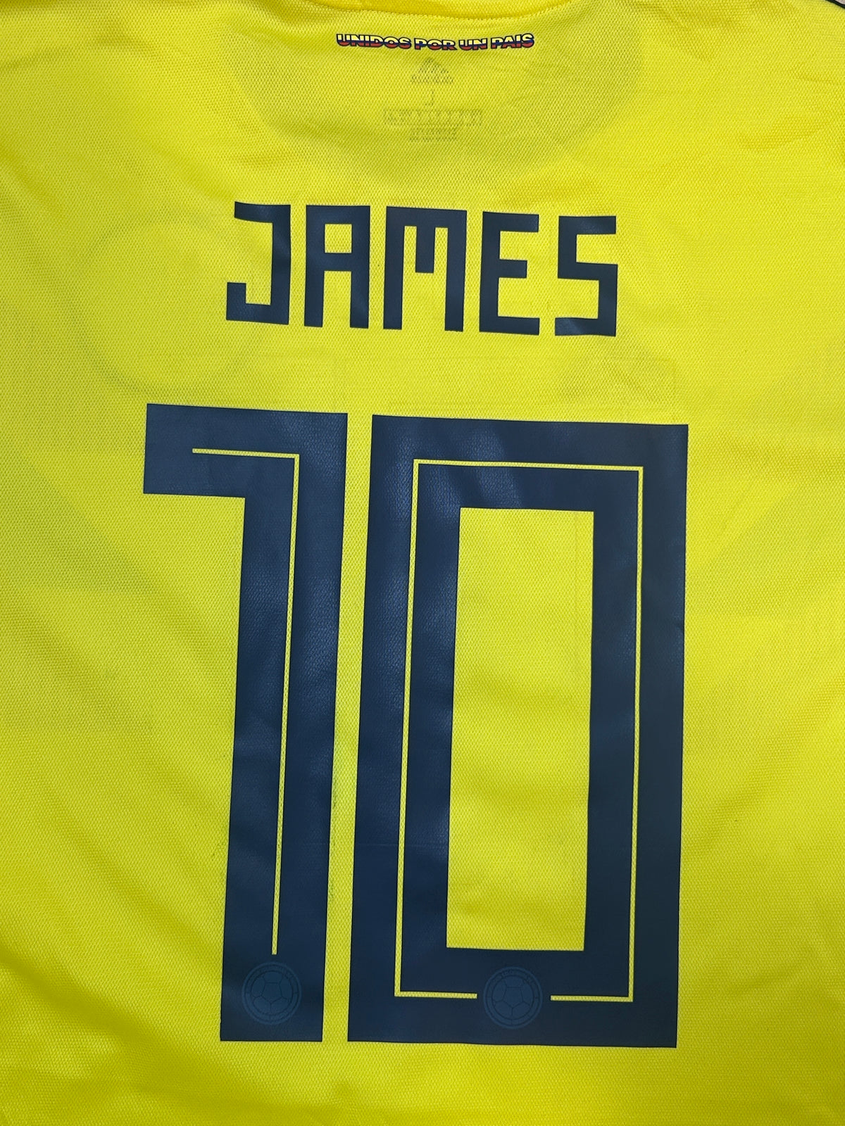 Authentic James #10 Columbia 2018-19 Home Football