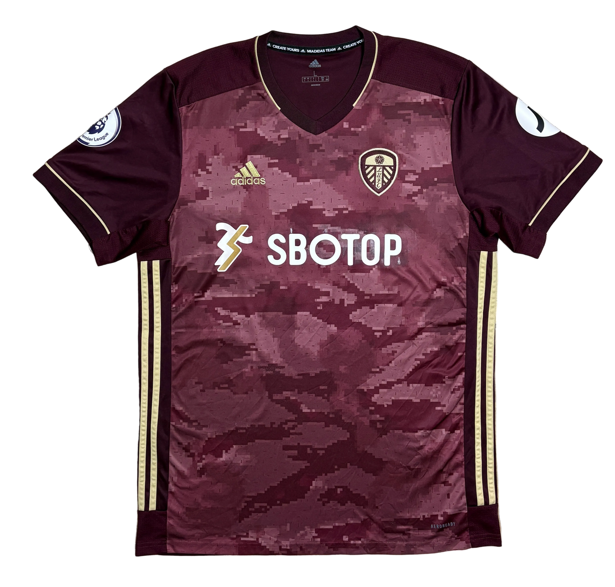 Authentic Raphinha #18 Leeds United 2020-2021 Away Football