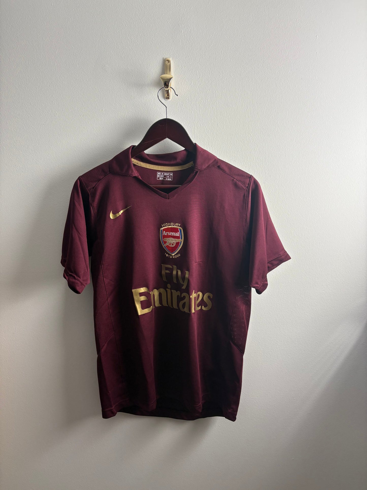 VINTAGE #14 HENRY 1998 Arsenal Home Football Jersey