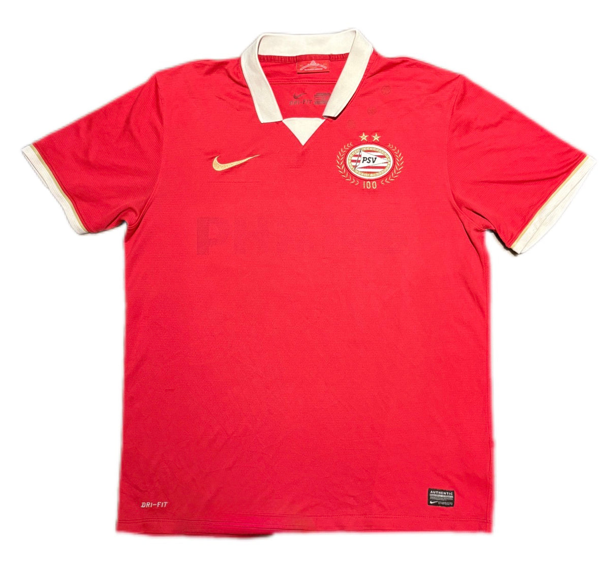 Authentic #33 J.S.Park PSV Eindhoven 2013–2014 centenary home jersey
