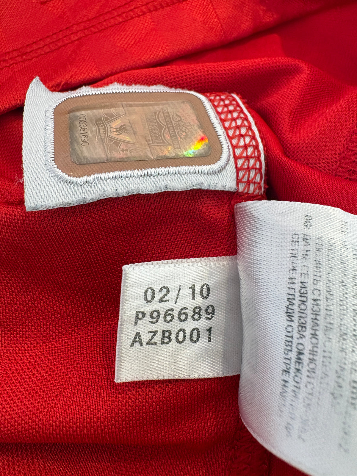 Authentic Gerrard #8 2010-11 Liverpool home Football