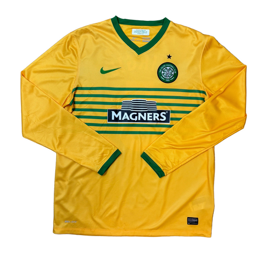 Authentic Virgil #5 Celtic FC 2013-14 Away Football