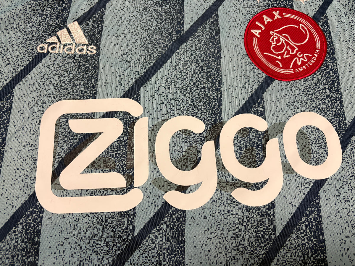 Authentic Gravenberch # 29 Ajax Amsterdam 2020-2021 away Football