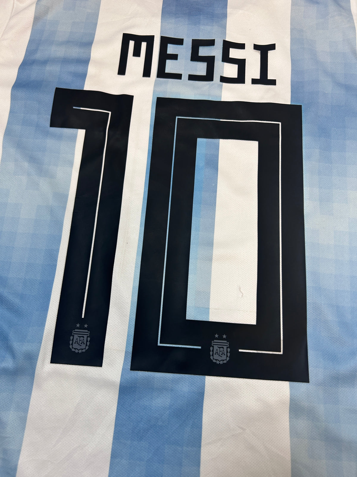 Authentic Messi #10 Argentina 2018-19 Home Football