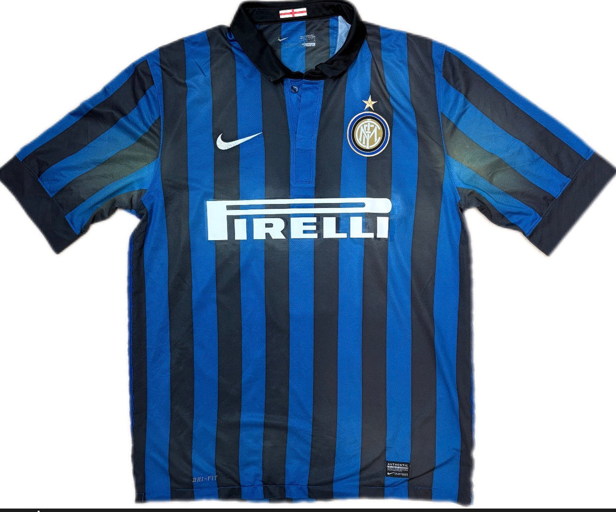 Authentic Eto’o #9 InterMilan 2011-2012 home Football