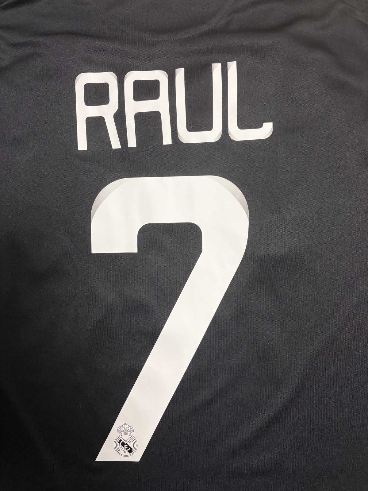 Authentic Raul #7 Real Madrid 2008/09 Away Football