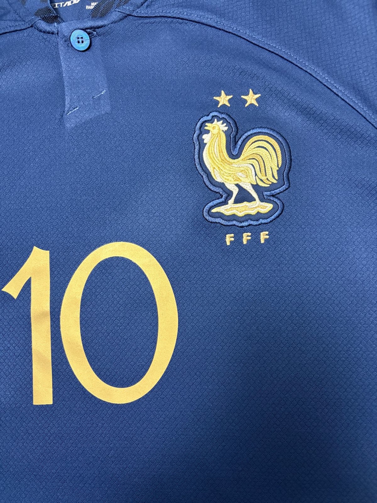 Authentic Mbappe #10 France 2022 Football
