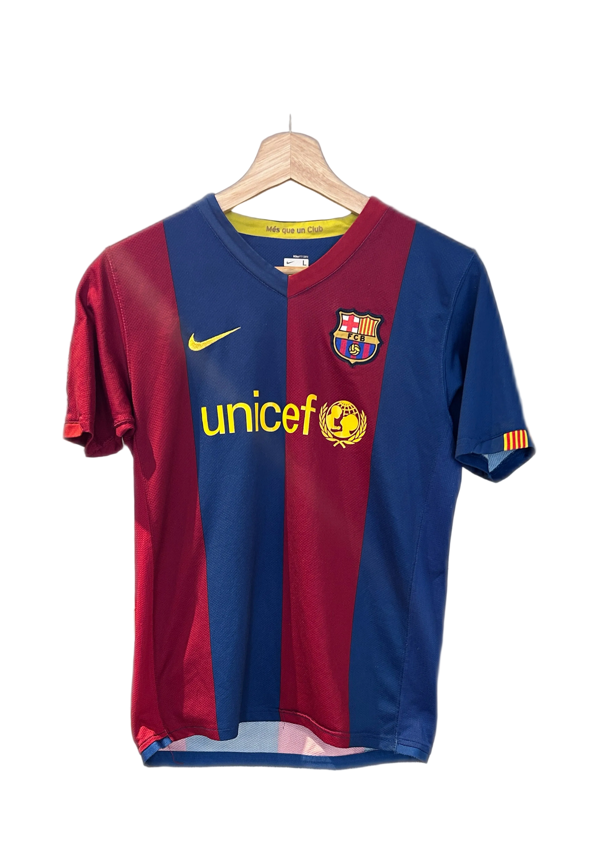 Authentic Ronaldinho #10 Barcelona 2006-07 Home Football