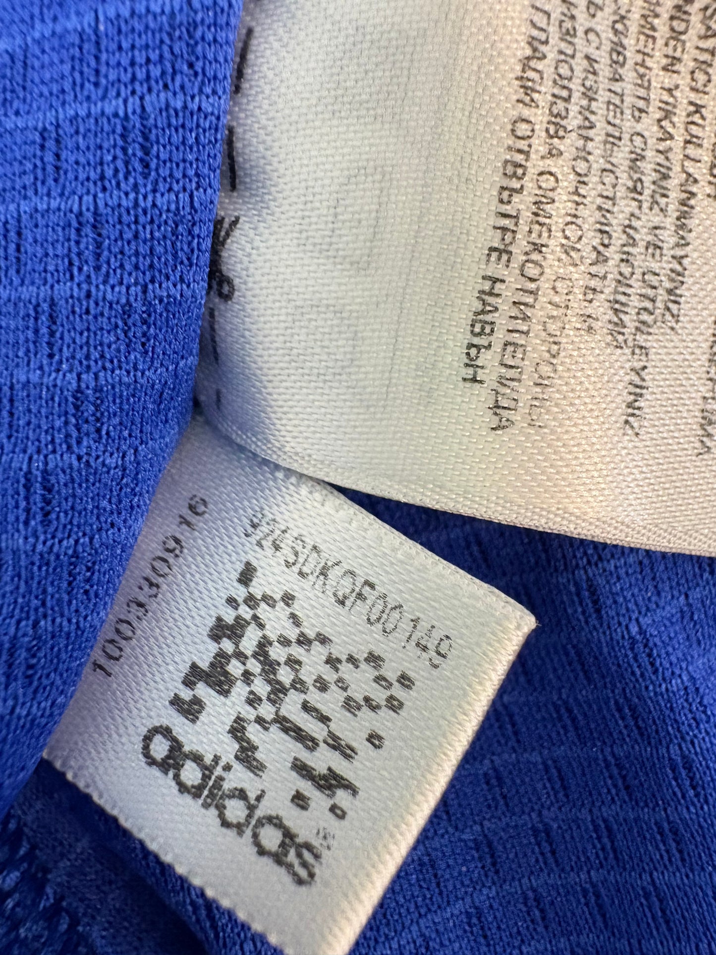 Vintage #11 Drogba Adidas Chelsea F.C. 2009/10 home football shirt